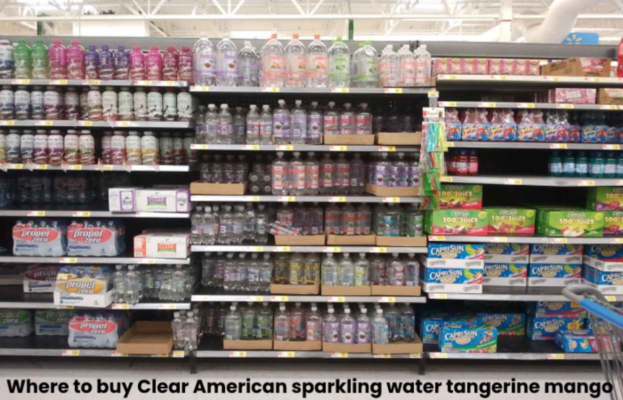 Where to buy Clear American sparkling water tangerine mango