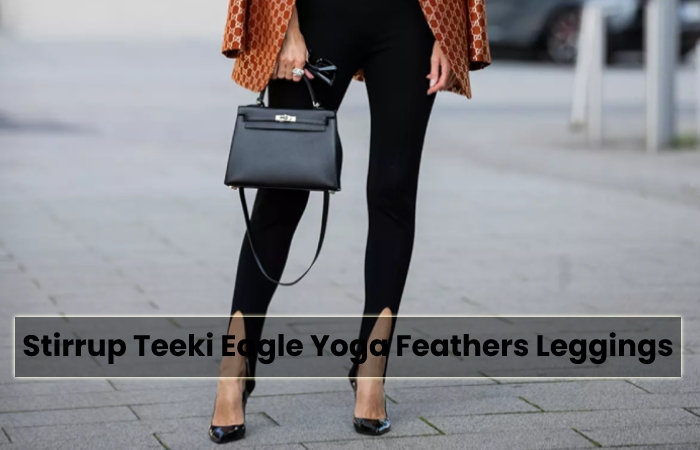 Stirrup Teeki Eagle Yoga Feathers Leggings_
